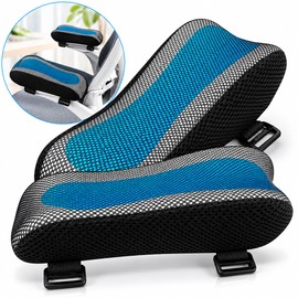 Memory Foam Armrest Pads for Office Chairs – Soft Armrest Cushions for Gaming Chairs, Desk Chairs & Wheelchairs