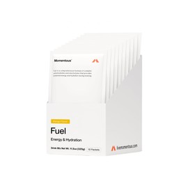 Momentous Fuel Intra-Workout Energy & Hydration Drink Mix - Hydration Powder for Sustained Energy During Workouts - NSF Certified, GMO-Free, Gluten-Free - 10 Single Serving Packets, Mango