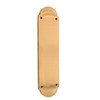 302mm x 72mm Satin Brass Victorian Style Solid Cast Brass