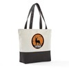 CafePress Deer Hunting Archery Canvas Tote Top Zipper Closure