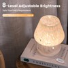ULAROOM USB Plug-in Mushroom Lamp Small Bedside Table Lamp with