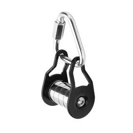 VOANZO Slider Zipline Kit for Teen, Zip Pulley Pulley Monkey Bar Can Be Attached to Any Slack-line, Teen's Slackli ne Zipline Kit Outdoor Backyard Zip