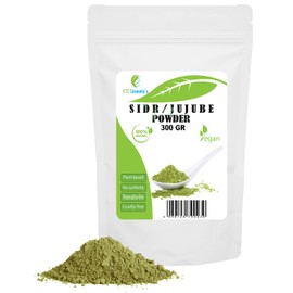 SIDR (JUJUBE) POWDER 100/200/300 gr - A natural cleanser plant powder | Suitable for all hair types, including thin, weak and damaged hair | 100% Natural (300 Gr)