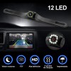 Cámara De Marcha Atrás Para Coche 12 Luces Led Impermeable