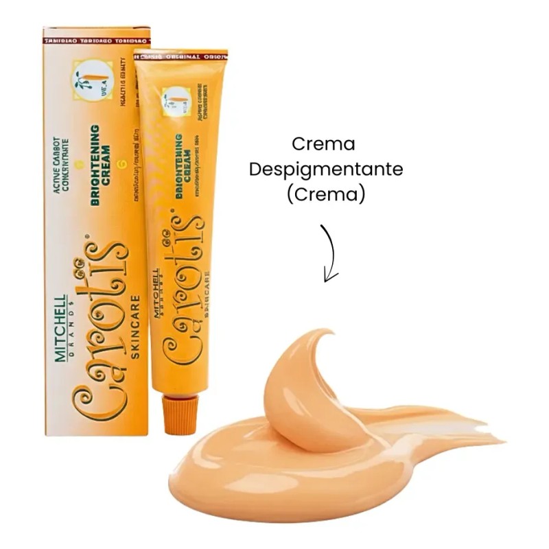 Crema Facial Carotis Hidratante con Zanahoria para Piel Sensible y
