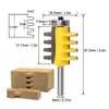 8mm Shank Tongue and Groove Router Drill Rail, Reversible Finger