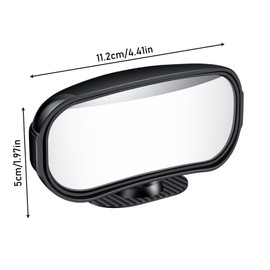 CTForest Pack of 2 Black Wide Angle Lens, Reversing Mirrors Can Effectively Improve Safety and Comfort When Driving