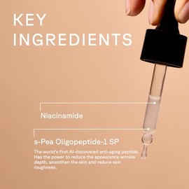 Acure | AI Peptide Serum Facial Antiedad con Niacinamida, Sérum Hidratante para Piel Firme, Ayuda a Reducir Arrugas, Unificar el Tono e Iluminar la Pi