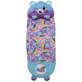 Happy Nappers: Care Bears Sleep Sack Medium - Dream Bright Bear - 54 x 20, 2-in-1: Plush Character Opens Into Sleeping Bag, Soft Play Animal, Kids 3+