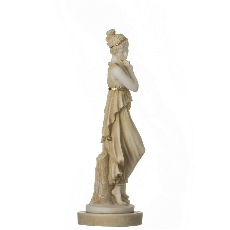 BeautifulGreekStatues Persephone Goddess of the Underworld Spring Time Gold Vegetation