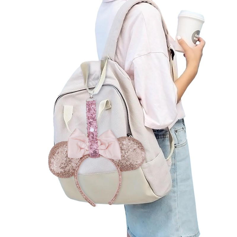 3 Pcs Mouse Ear Holder for Backpack Bag Headband Holder