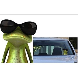 SKS Distribution® 3D Cool Sunglasses Frogs Funny Car Stickers car styling vinyl decal sticker decoration High temperature & water Proof