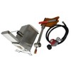 LSMIITTH Portable Propane Gas Forge with Door Single Burner Knife