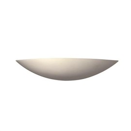 Justice Design Group Ambiance Collection 1-Light Wall Sconce - Bisque Finish