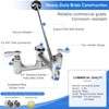 ZKDAUSDO Commercial Mop Sink Faucet Service Sink Faucet with 6-1/2"