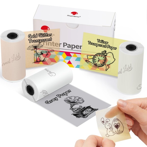 Phomemo Paper for Phomemo M02, M02S, M02PRO, M03, M03AS, M04S,