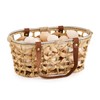 LGENHOOM Farmhouse Water Hyacinth Egg Baskets for Collecting Fresh Eggs