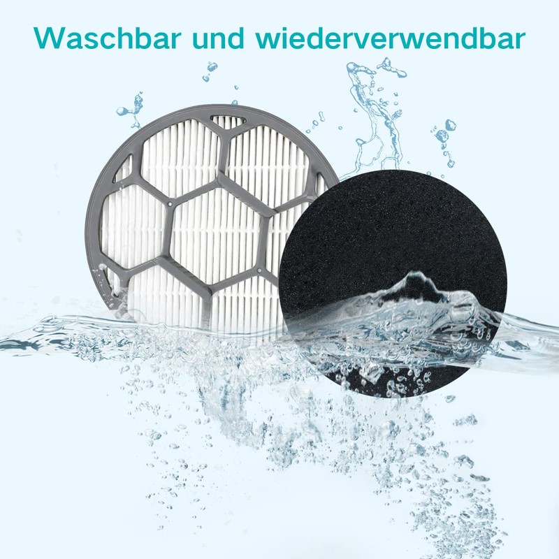 Home Times Hepa Filter Sponge Replacement Accessories for Neabot P1