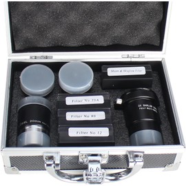 Celticbird Astronomical Telescope Accessory Kit - With 3 Plossl Eyepieces, 4 Filter Set, One 2 x Barlow Lens (S8-1)