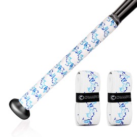 CHAMPKEY PRO 40" Bat Grip Tape(2 Pack) | 1.75mm Comfortable and Soft Bat Tapes | Precut and Full Adhesive Back Baseball Grip Tapes (Grey(2 Pack))