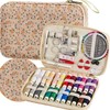 Printing Sewing Sets Floral Pattern Sewing Kit with 130 PCS