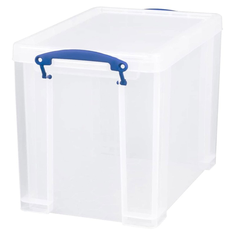 Really Useful Box 19 Liter Plastic Stackable Storage Container with