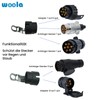 Woola Trailer Plug Holder, 1 Piece Attachment Black Plug Holder