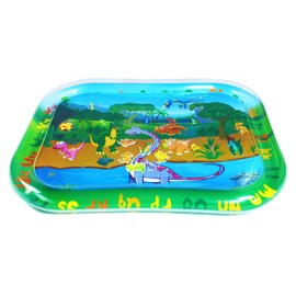 VStoy Large Tummy Time Water Mat, 96 x 76 cm Inflatable Baby Play Mat, Non-Toxic PVC Sensory Playmat for Infant & Toddler, Early Development Toys, Ideal for Baby Shower, Birthday, Christmas Gifts