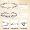 Matching Couple Cuban Chain Bracelets Gifts for Boyfriend Husband Soulmate