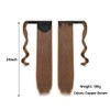 TTPSRY Ponytail Hair Extension 24 Inch Long Straight Synthetic Extensions