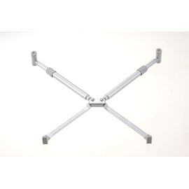 Ergonomic Aluminium Portable Foldable Cooling X-Stand for 12"-17" Laptops, Notebook PC, MacBook