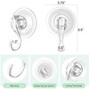 Suction Cup Hooks Strong, 4 Pieces Suction Cup Hook Set,