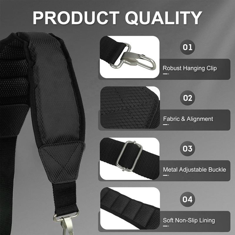 Correas ergonómicas para bolsas de carrito de golf, cómodas correas