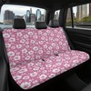 Jodoolang Pink Hibiscus Floral Auto Waterproof Back Seat Covers Protectors