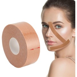Yosoo Cinta para Levantar la Cara, Parche Antiarrugas Multifuncional Reafirmante de la Cara Cinta para Levantar las Arrugas Eliminar las Arrugas Promover la Circulación Sanguínea, 1.0 unidad