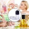 OTXKXBLP 2PCS Glass Empty Roller Bottles with Plastic Roller Ball,