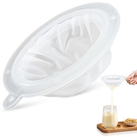 Mesh Filter - 200 Mesh Strainer 75 Micron Strainer for 5 Inch Filter Funnel Fine Filter for Cooking Oil Milk Juice Wine Cheese Whey Grease Coffee 1 Piece