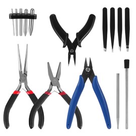 WiMas 15PCS Metal Puzzle Tool Set Metal Model Kits Bending Assist Tools for Model Building and Fixing