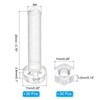 PATIKIL M4x20mm Clear Acrylic Screws and Hex Nuts Kit, 30
