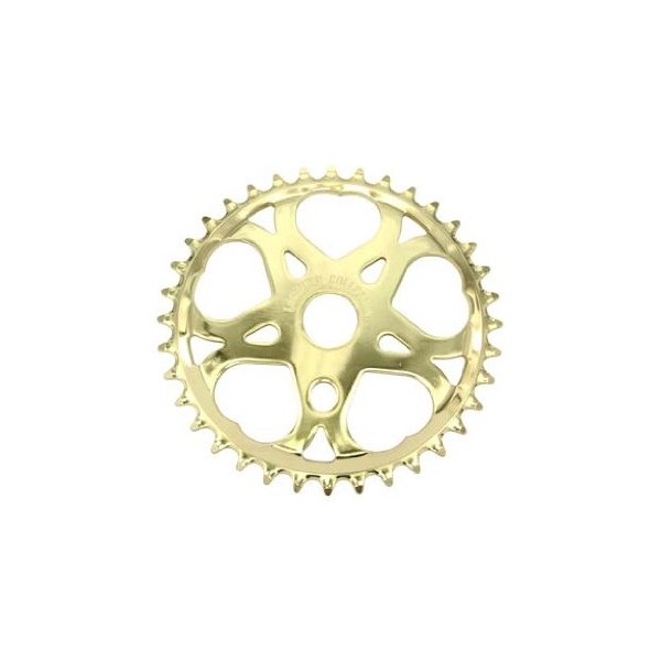Alta Lowrider Sweet Heart Bike Sprocket/Chainring, 1/2 X 1/8, 36T, (Gold)
