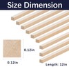 300 Pcs Balsa Wood Sticks 1/8 x 1/8 x 12