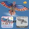 ORGCLDKT-Bird Scare Kite Eagle/Hawk/Peregrine Falcon/12.5FT Telescopic Pole/Bird Scaring Tape Tail/3D