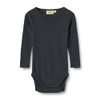 Wheat Lucca Unisex Merino Wool Silk Bodysuit Long Sleeve Oeko-Tex