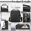LASTOS Men's Leather Shoulder Bag, Crossbody Shoulder Bag, For Work