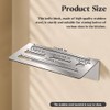 2-Pack Stainless Steel Knife Holder - Wall-Mounted, No-Drill Installation, Heavy-Duty