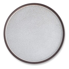Stone lain Vince Rustic Stoneware Dinner Plate Set, 4 Count, Grey