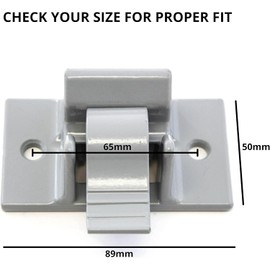 Red Hound Auto Mounting Bracket for Dometic Sun Chaser, RV Camper Trailer, Gray