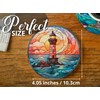 Lighthouse Gifts Coaster, Ceramic, Set of 6, with Gift Box,