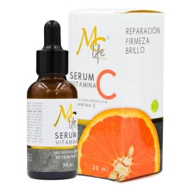 MC Life sérum vitamina C + ácido hialurónico, ilumina y tonifica con aroma cítrico