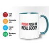 Bubble Hugs Nurse 2Tone Green Mug 11oz - Push! Push